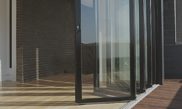 aluminium sliding folding door